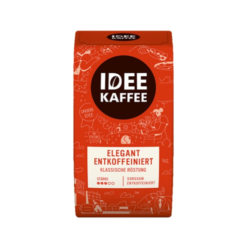 IDEE KAFFEE Elegant Entkoffeiniert 500 GR